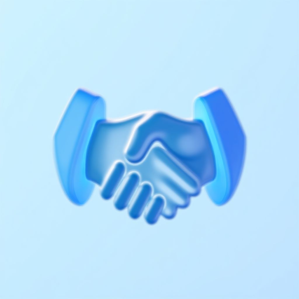 Corporate partnerships icon